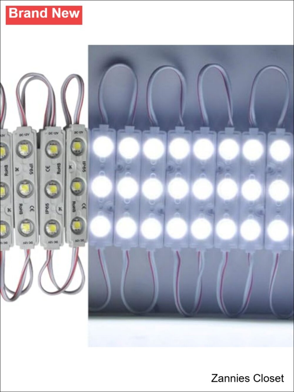 π 20Pc LED Inflatable Replacement Light Module DC12V Self Adhesive Yard Decor - Picture 4 of 6